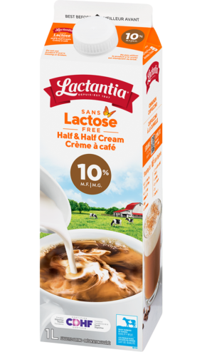 Crème à café sans lactose 10 % Lactantia®