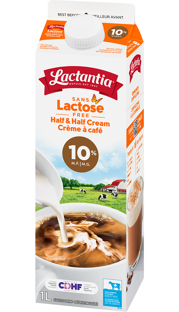 Lactantia<sup>®</sup> Lactose Free Cream 10% Half & Half 1L product image