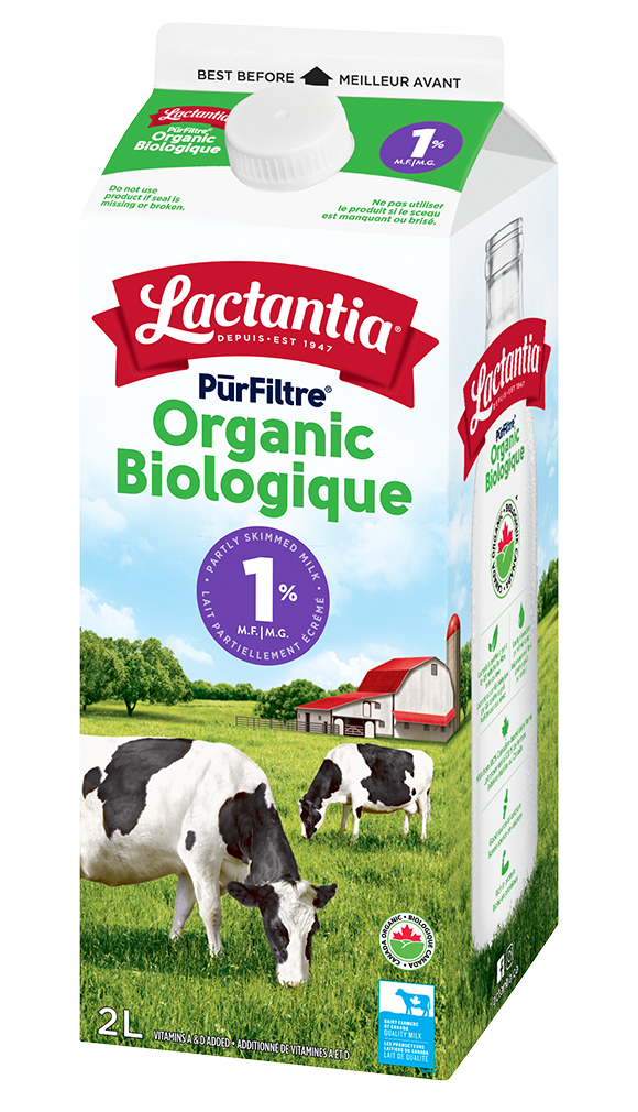 Lactantia<sup>®</sup> PūrFiltre Organic 1 % Milk 2L product image