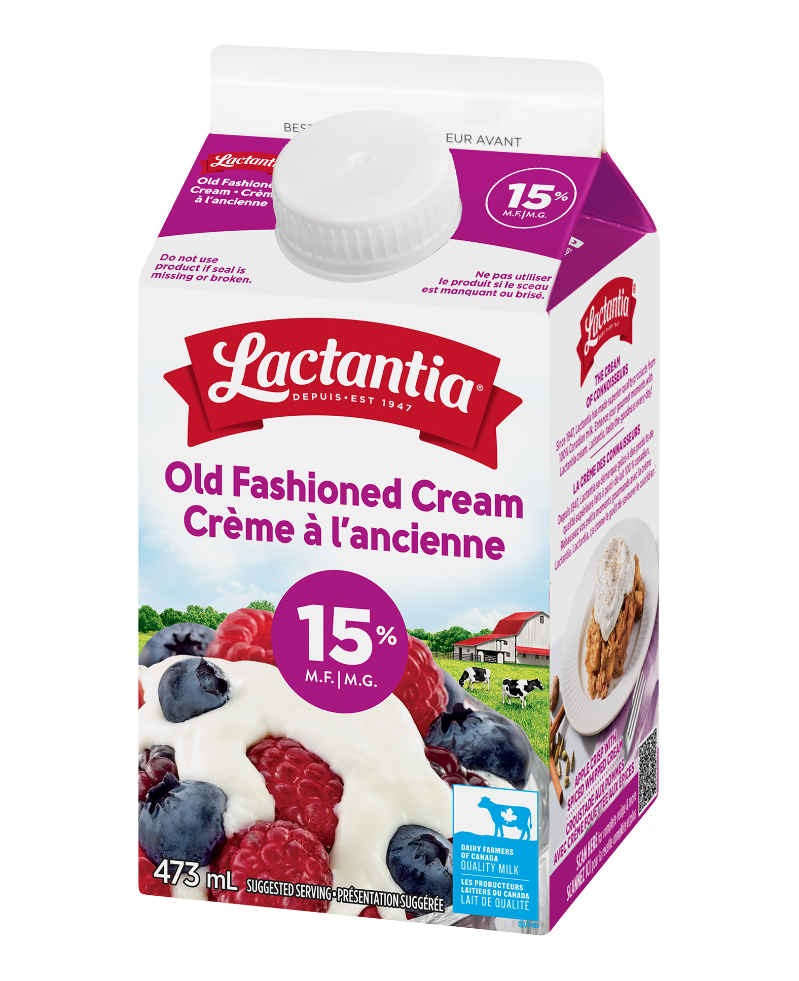 Lactantia<sup>®</sup> 15% Old Fashioned Cream product image