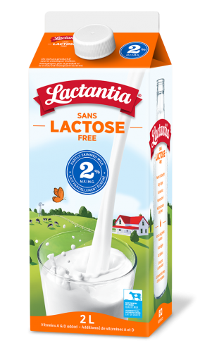 Lait sans lactose 2 % Lactantia® 2L