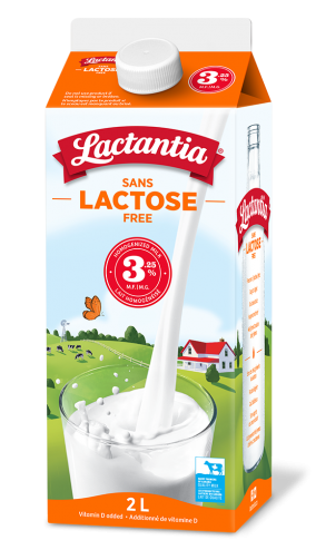 Lait sans lactose 3,25 % Lactantia® 2L