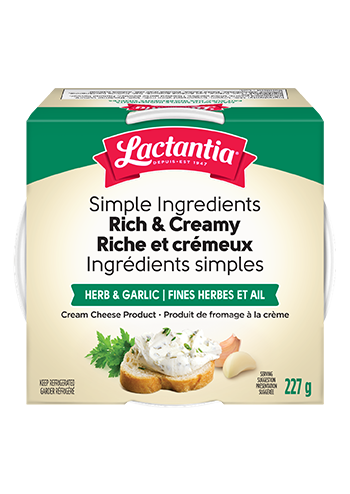 Lactantia<sup>®</sup> Herb and Garlic Rich & Creamy Cream Cheese product image
