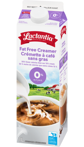 Crémette à café sans gras Lactantia®