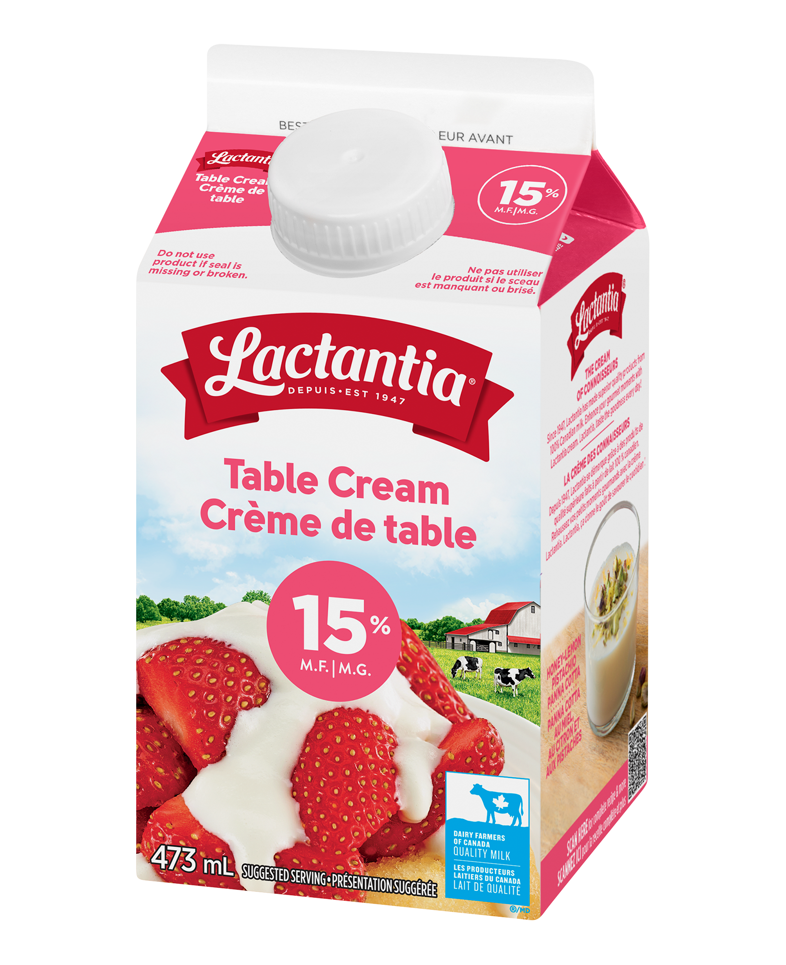 Lactantia<sup>®</sup> 15% Table Cream product image