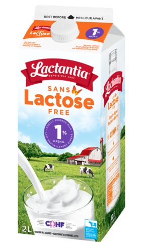 Lait sans lactose 1 % Lactantia® 2L