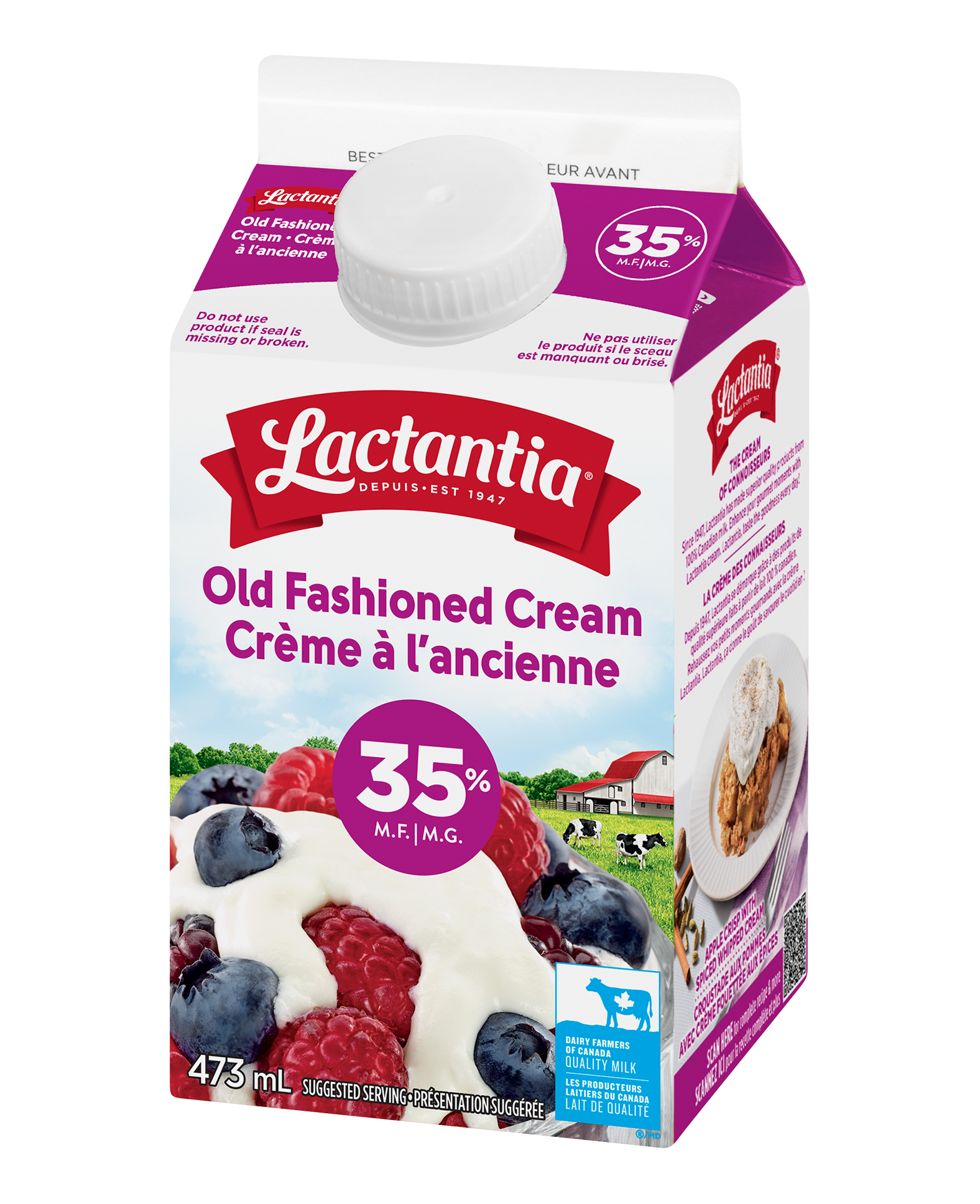 Lactantia<sup>®</sup> 35% Old Fashioned Cream product image