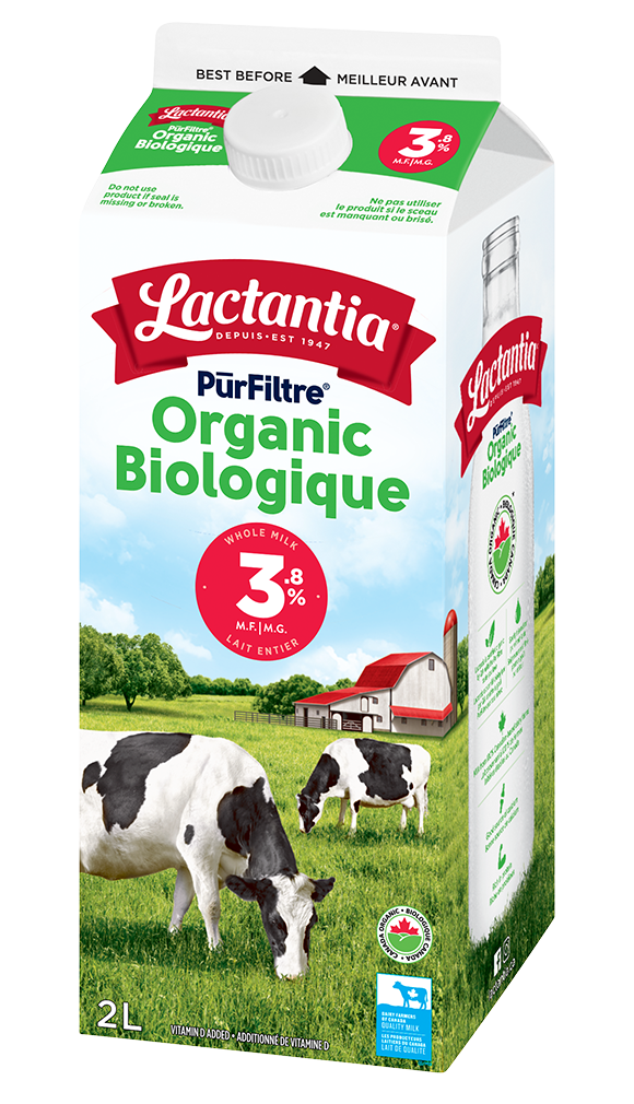 Lactantia<sup>®</sup> PūrFiltre Organic 3.8 % Milk 2L product image