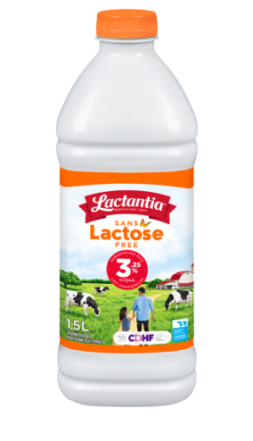 Lait sans lactose 3.25 % Lactantia® 1,5L