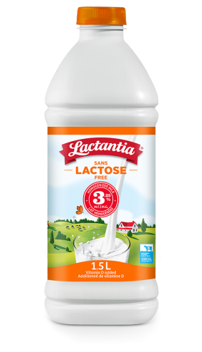 Lait sans lactose 3.25 % Lactantia® 1,5L