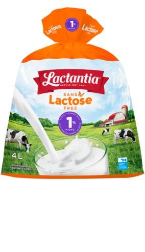 Lait sans lactose 1 % Lactantia® 4L