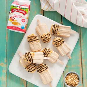 Creamy Peanut Butter Popsicles