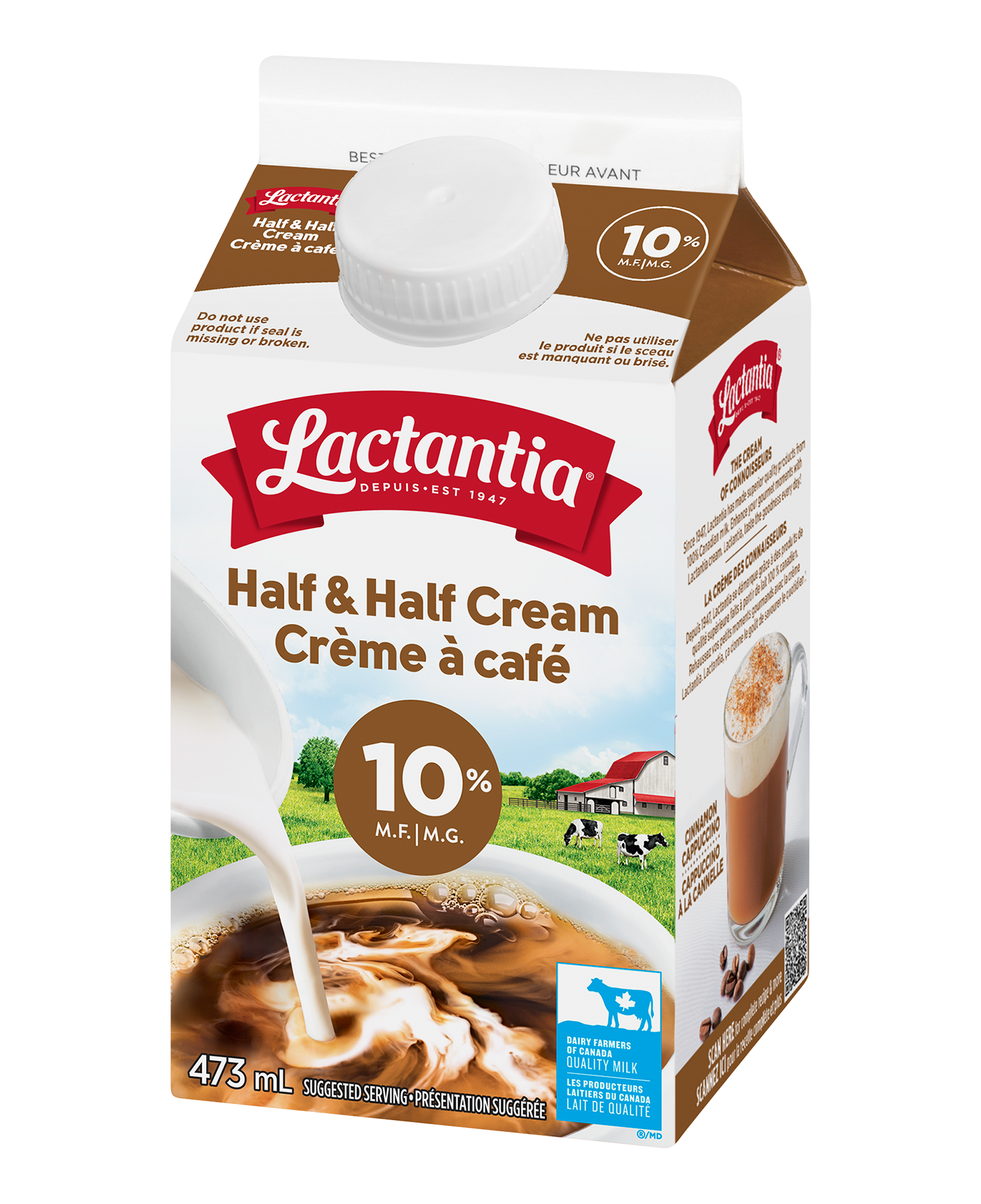 Lactantia<sup>®</sup> 10% Half & Half Cream product image