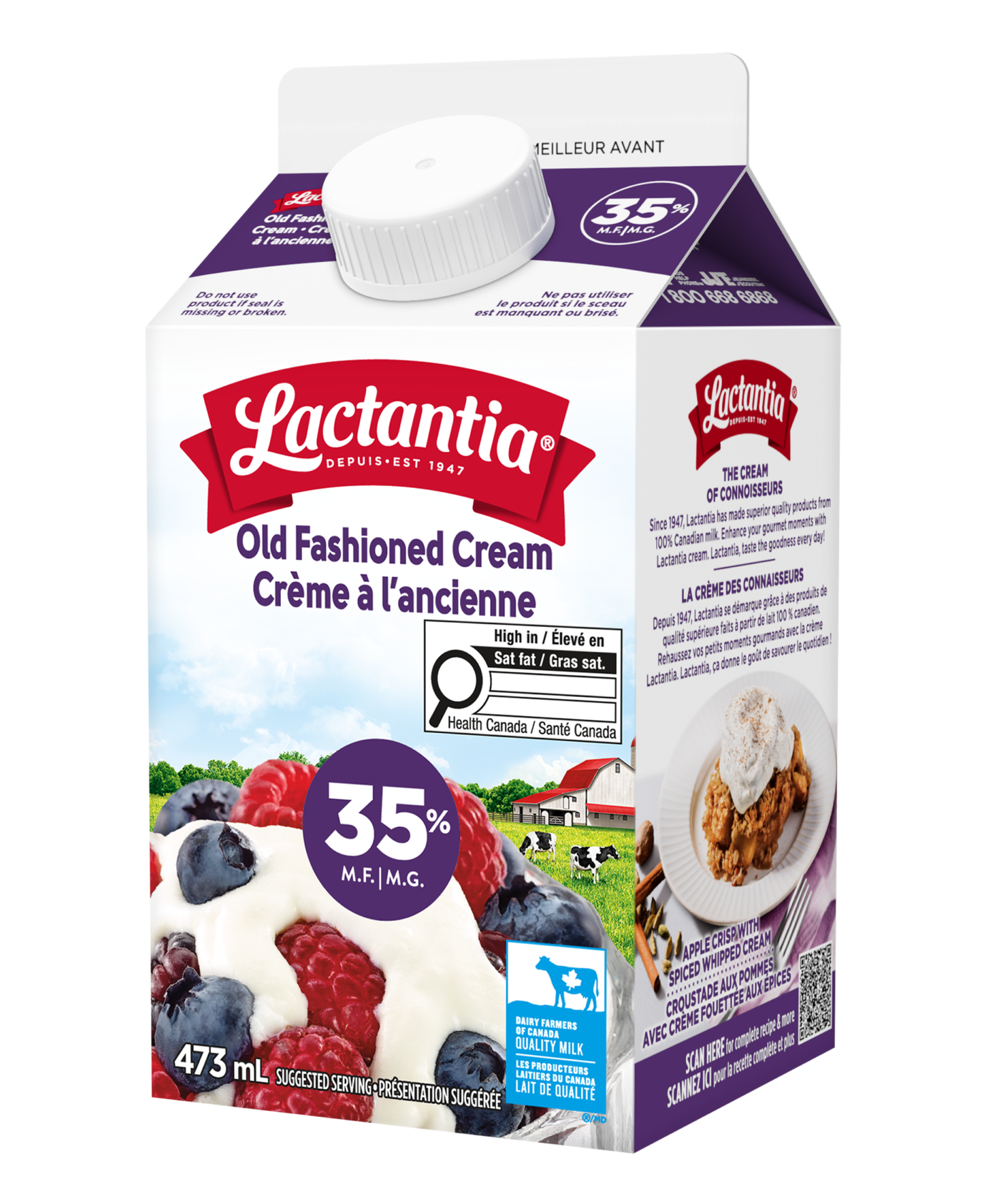 Lactantia<sup>®</sup> 35% Old Fashioned Cream product image